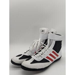 Adidas Wrestling Combat Speed.5 Mens Size 14 US Shoes Grappling Black White Red